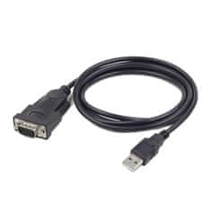 CABLEXPERT GEMBIRD Kábel adaptér USB-serial 1,5m 9 pin (com), čierny