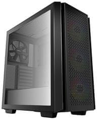 DEEPCOOL skriňa CG560 / ATX / 3x120mm fan / 140mm ARGB fan / 2x USB 3.0 / mesh panel