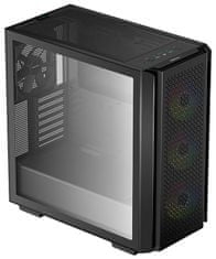 DEEPCOOL skriňa CG560 / ATX / 3x120mm fan / 140mm ARGB fan / 2x USB 3.0 / mesh panel