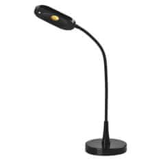 EMOS LED stolná lampa black & home, čierna