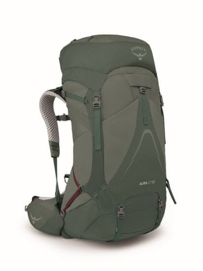 OSPREY Turistický batoh Osprey AURA AG LT 65 koseret/darjeeling spring gren