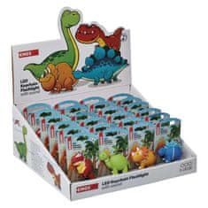 EMOS LED kľúčenka – dinosaurus na 3× LR54, 24 ks, display box