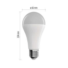 EMOS LED žiarovka GoSmart A65 / E27 / 14 W (94 W) / 1 400 lm / RGB / stmievateľná / WiFi