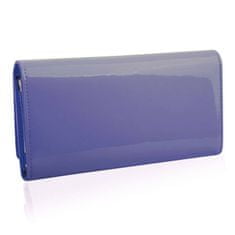Betlewski Dámska kožená klasická peňaženka BPD-VS-100 SHINY Purple