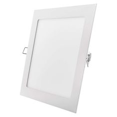 EMOS LED panel 220×220, štvorcový vstavaný biely,18W neutrálna b.