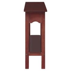 Petromila vidaXL Konzolový stolík hnedý 110x30x75 cm masívny mahagón