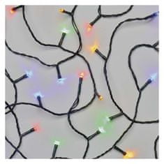 EMOS LED vianočná reťaz, 4 m, vonkajšia aj vnútorná, multicolor, časovač