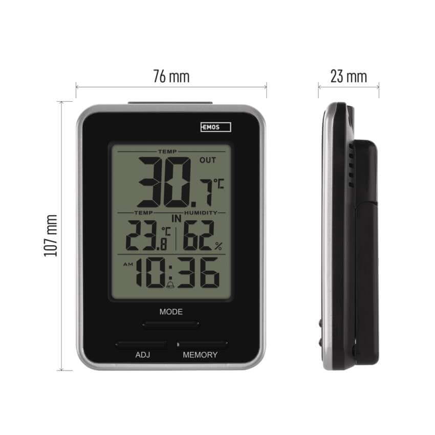 Emos E0041 Outdoor and Indoor Digital Wired Thermometer