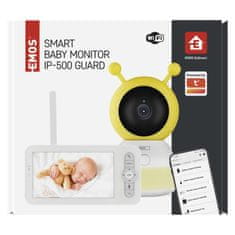 EMOS GoSmart Otočná detská opatrovateľka IP-500 GUARD s monitorom a Wi-Fi