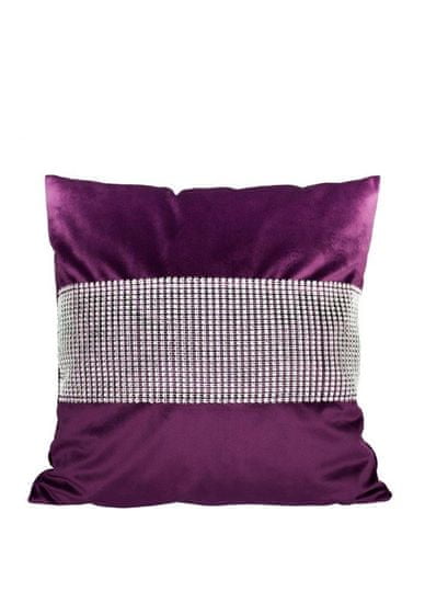 FARO Textil Dekoratívna obliečka na vankúš Zirk 40x40cm fialový