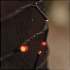 EMOS Štandard LED spojovacia vianočná reťaz, 10 m, vonkajšia aj vnútorná, červená