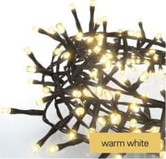 EMOS LED vianočná reťaz – ježko, 6 m, vonkajšia aj vnútorná, teplá biela, časovač