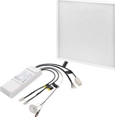 EMOS LED panel 60×60, štvorcový vstavaný biely, 40W neutr. b. UGR, Emergency