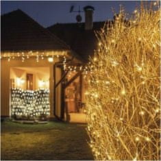 EMOS Štandard LED spojovacia vianočná reťaz - sieť, 1,5x2 m, vonkajšia, teplá biela