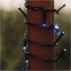 EMOS Štandard LED spojovacia vianočná reťaz, 10 m, vonkajšia aj vnútorná, modrá