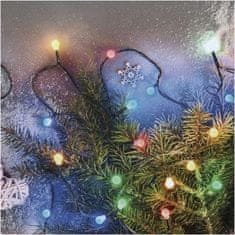 EMOS LED vianočné cherry reťaz – guličky, 20 m, vonkajšie aj vnútorné, multicolor, programy
