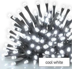 EMOS Štandard LED spojovacia vianočná reťaz, 10 m, vonkajšia aj vnútorná, studená biela