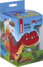 EMOS LED detská lampa so svietidlom Dino, 3× AAA