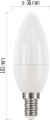 EMOS LED žiarovka Classic Candle 6W E14 neutrálna biela