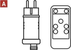 EMOS Napájací zdroj pre vianočné spojovacie osvetlenie Standard/Profi, vonkajšie aj vnútorné, ovládač