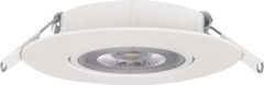 EMOS LED bodové svietidlo Exclusive biele, kruh 5W neutrálna biela