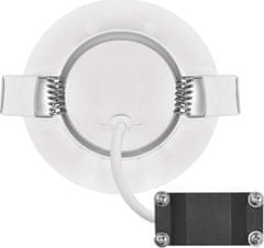 EMOS LED bodové svietidlo Exclusive biele, kruh 5W teplá biela