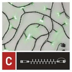 EMOS Standard LED spojovacia vianočná reťaz, 10 m, vonkajšia aj vnútorná, zelená