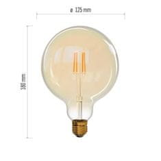 EMOS LED žiarovka Vintage G125 / E27 / 4 W (40 W) / 470 lm / teplá biela