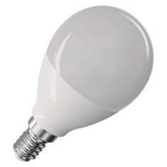 EMOS LED žiarovka Classic Globe 7,3 W E14 teplá biela