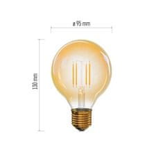 EMOS LED žiarovka Vintage G95 / E27 / 4 W (40 W) / 470 lm / teplá biela