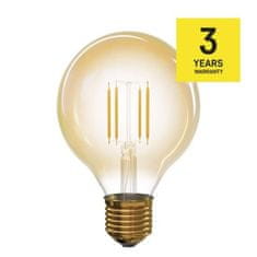 EMOS LED žiarovka Vintage G95 / E27 / 4 W (40 W) / 470 lm / teplá biela