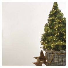 EMOS LED vianočná reťaz – ježko, 8 m, vonkajšia aj vnútorná, teplá biela, časovač