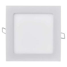 EMOS LED panel 170×170, štvorcový vstavaný biely, 12,5W teplá biela