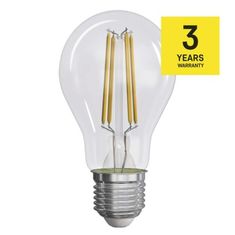 EMOS LED žiarovka Filament A60 / E27 / 8,5 W (75 W) / 1 055 lm / teplá biela / stmievateľná