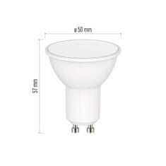 EMOS LED žiarovka GoSmart MR16 / GU10 / 4,8 W (35 W) / 400 lm / RGB / stmievateľná / Zigbee