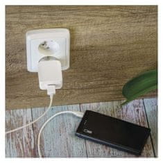 EMOS Univerzálny USB adaptér QUICK do siete 3A (18W) max.