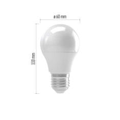 EMOS LED žiarovka Basic A60 / E27 / 8,5 W (60 W) / 806 lm / teplá biela