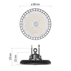 EMOS LED priemyselné závesné svietidlo HIGHBAY ASTER 60° 200W