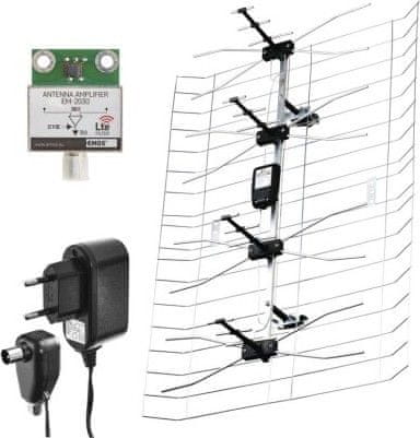 EMOS Vonkajšia anténa EMOS EM-030, 0-100 km DVB-T2