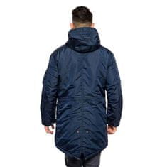 Alpha Industries  BUNDA Hooded Fishtail CW TT Tmavá modrá L