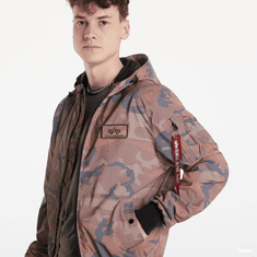 Alpha Industries  MA-1 LW Hooded Refl. Camo Pánska bunda Maskáčová M