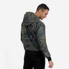 Alpha Industries  MA-1 LW Hooded Refl. Camo Pánska bunda Zelená L