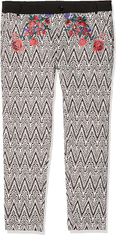 Desigual  Dámske nohavice TROUSER Čierna/Biela 38 Dlhé nohavice