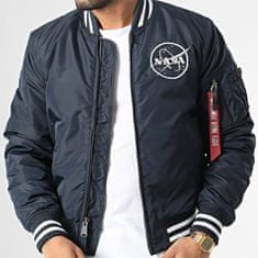 Alpha Industries  NASA College Jacket Pánska bunda Modrá M