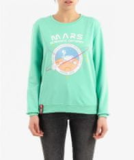 Alpha Industries  Dámska Mikina Mission To Mars Sweater Wmn Zelená XS