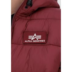 Alpha Industries  Zimná bunda Hooded Puffer Alpha Bordová 2XL