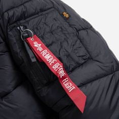 Alpha Industries  Zimná bunda Hooded Puffer Alpha Čierna M