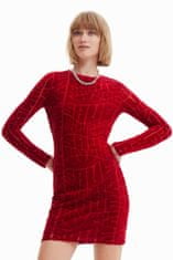Desigual  Dámske šaty HELLEN červené Červená L Šaty