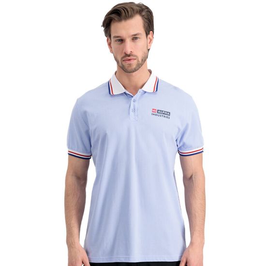 Alpha Industries Pánska Polokošeľa s krátkym rukávom Contrast Polo