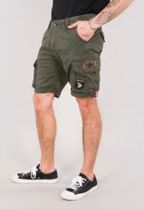 Alpha Industries  Pánske Krátke nohavice Crew Short Patch- ZE Zelená 30